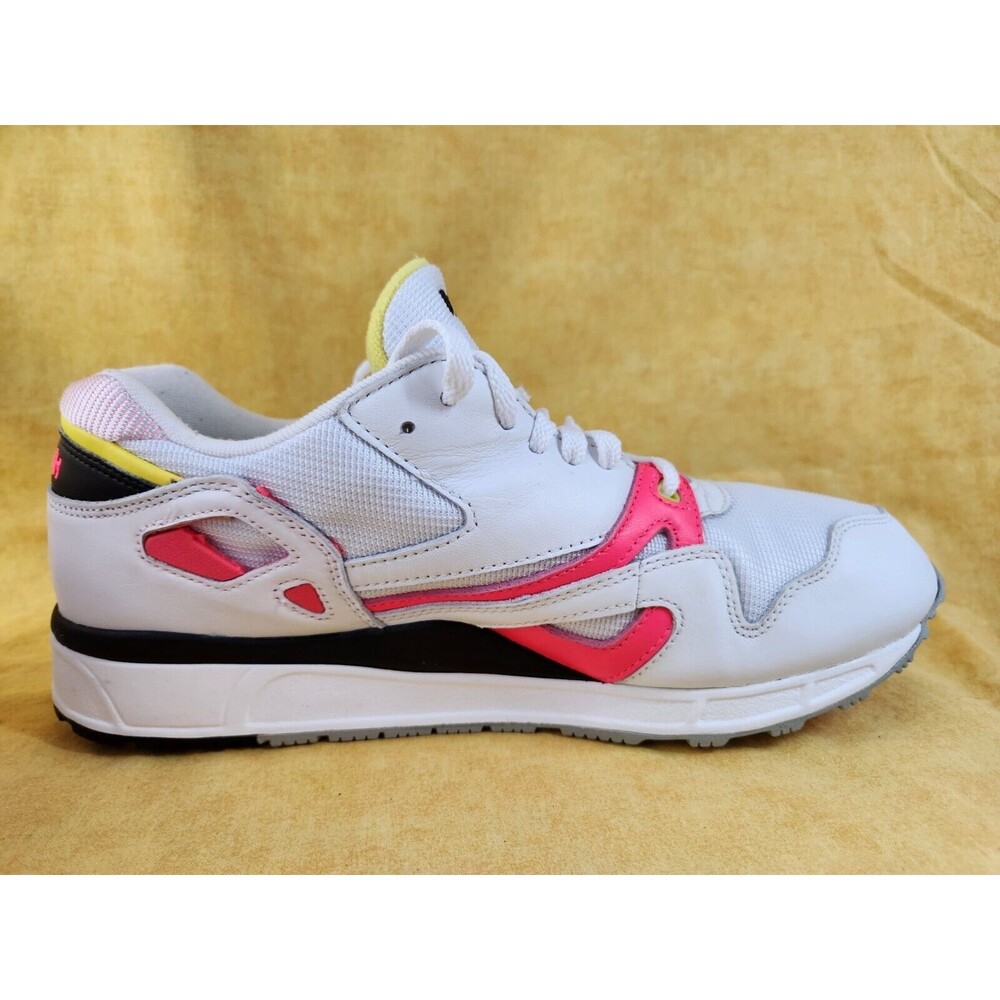 Vtg Mens Reebok ERS 5000 Running Trainers Shoes Pink/neon‎ White Leather  Size 8 - Picture 4 of 16